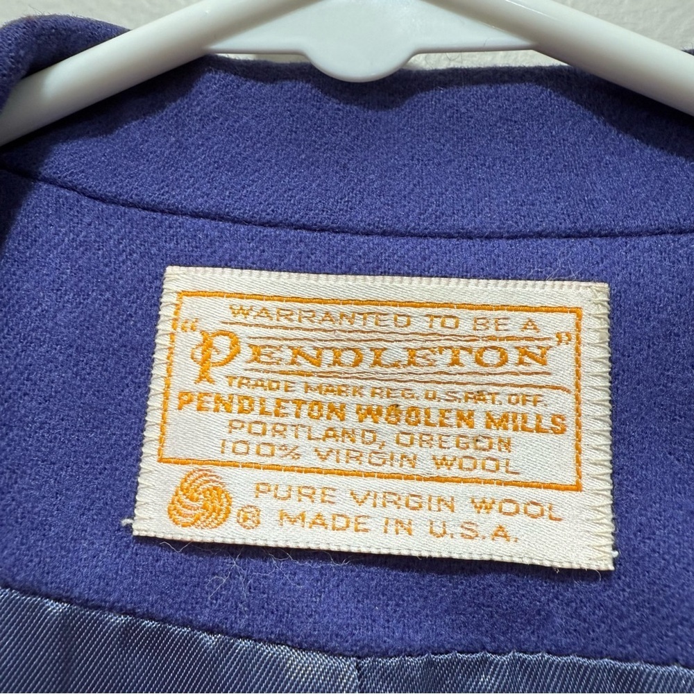 Pendleton vintage wool blazer 14 - Picture 7 of 8